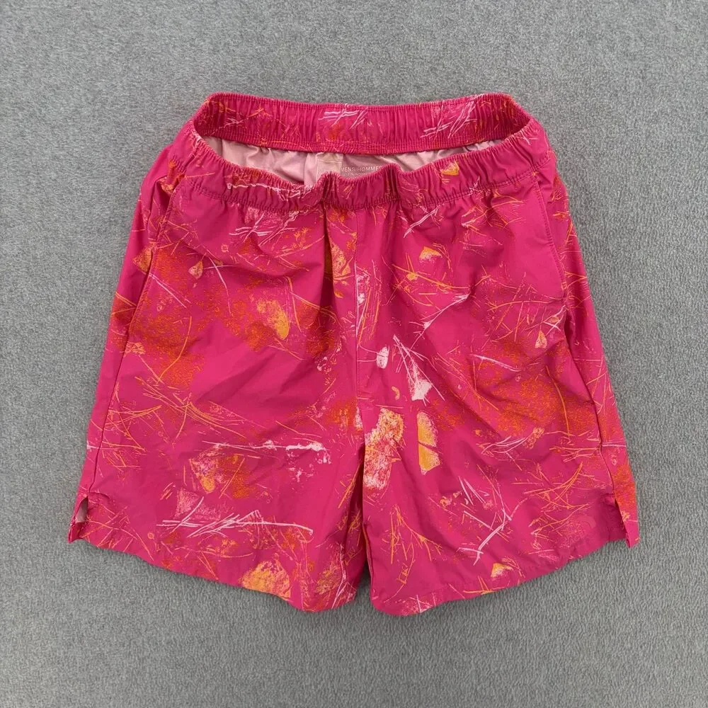 The North Face Mens Size S Small Wander Shorts Pink